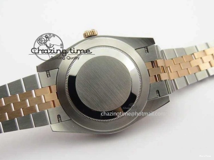 MiroTime 0313 Vibrant DateJust 41mm 126303 Noob 1:1 Best Edition RG Wrapped Brown Diam Dial Fluted Bezel On Jubilee Bracelet A 3781